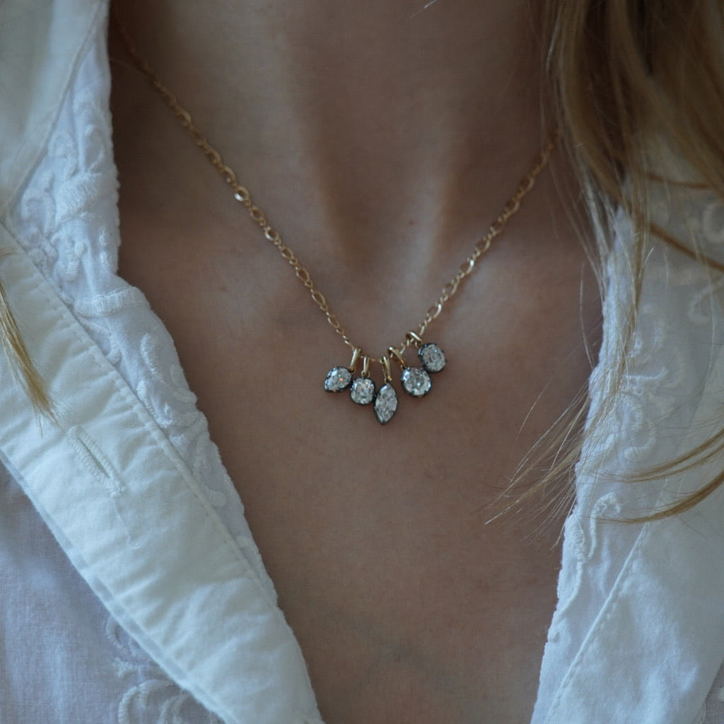 Diamond Seed Pendant — round