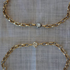 Tilted Diamond Ribbon Bracelet