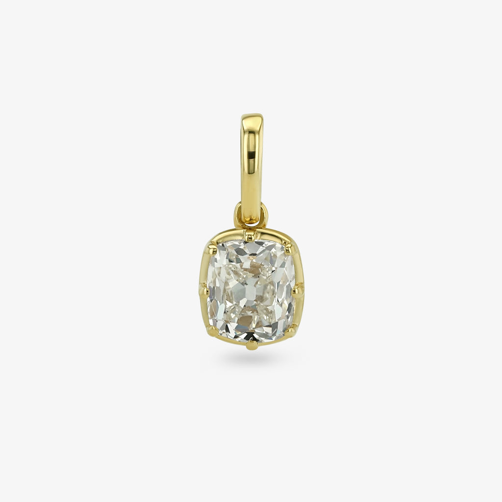 Diamond Seed Pendant — cushion