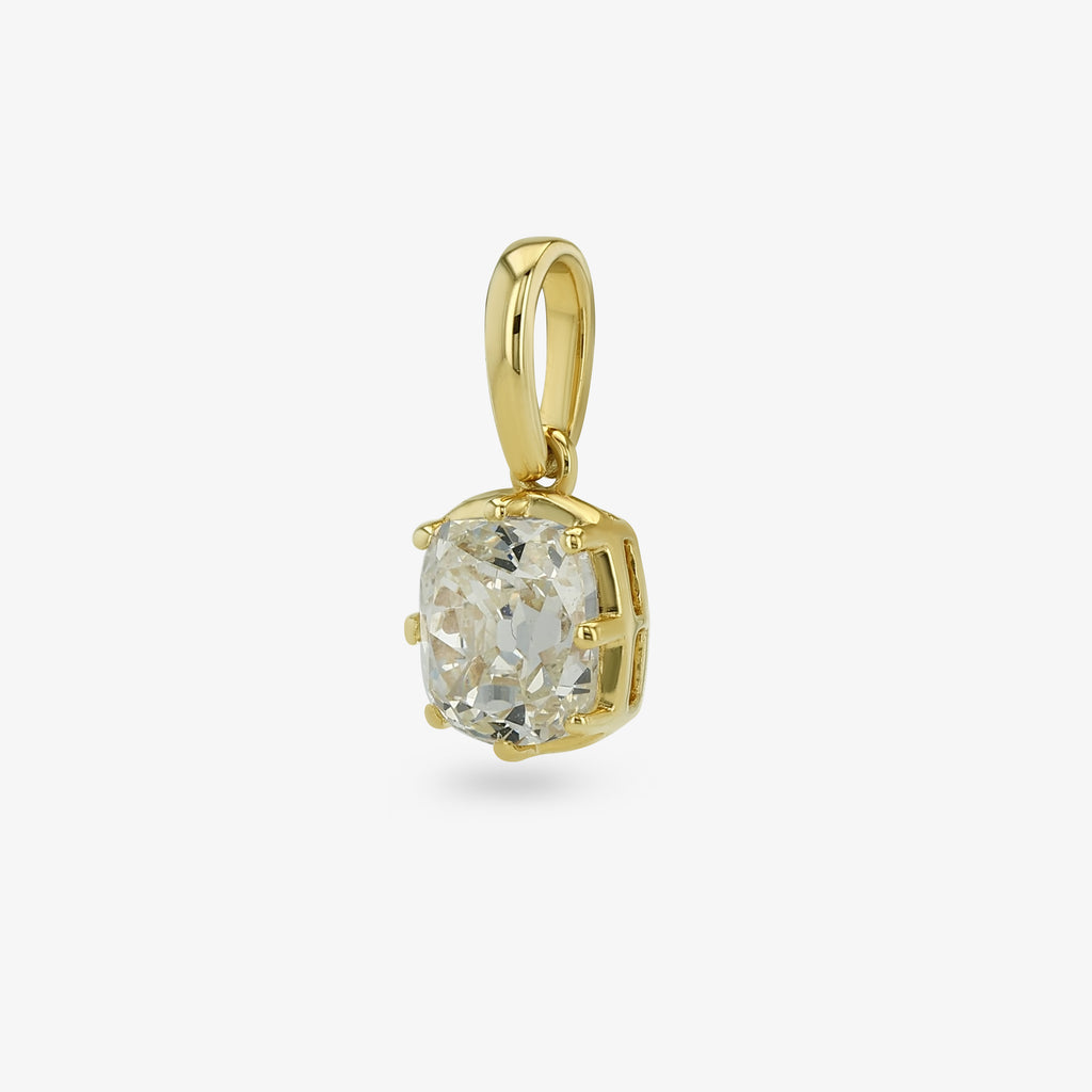 Diamond Seed Pendant — cushion