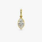 Diamond Seed Pendant — marquise