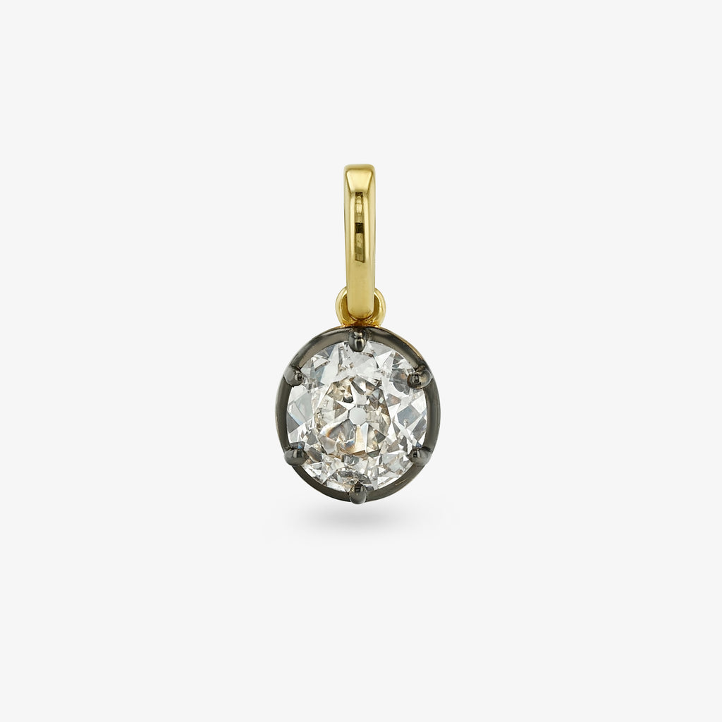 Diamond Seed Pendant — round