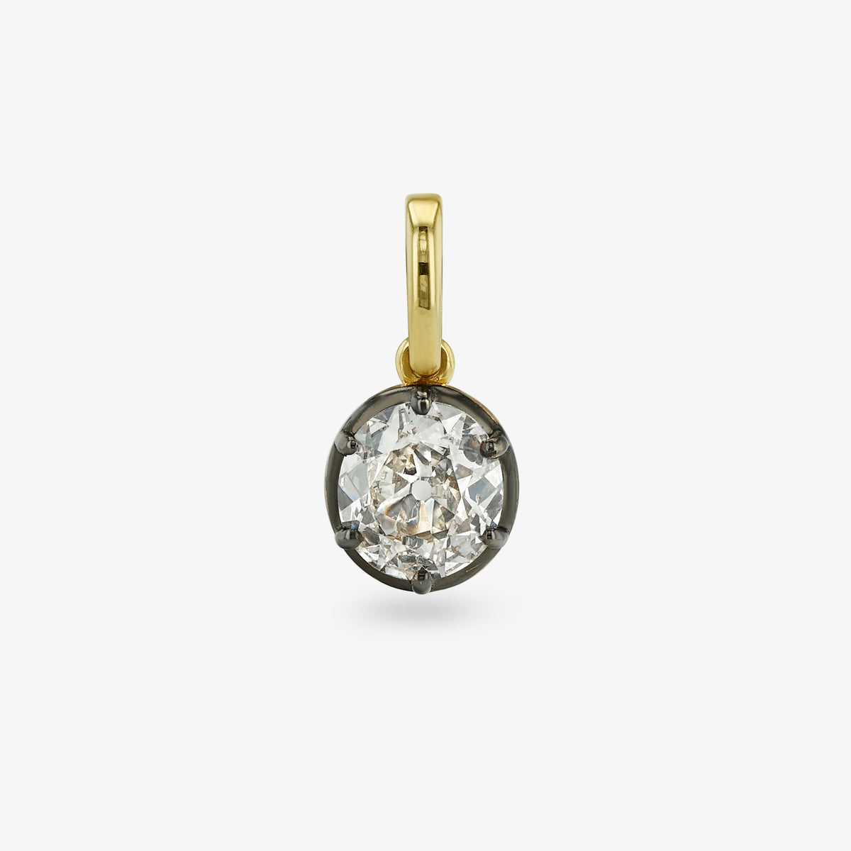 Diamond Seed Pendant — round