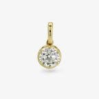 Diamond Seed Pendant — round