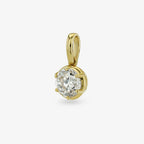 Diamond Seed Pendant — round