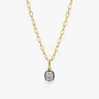 Diamond Seed Pendant Necklace — cushion