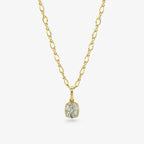 Diamond Seed Pendant Necklace — cushion
