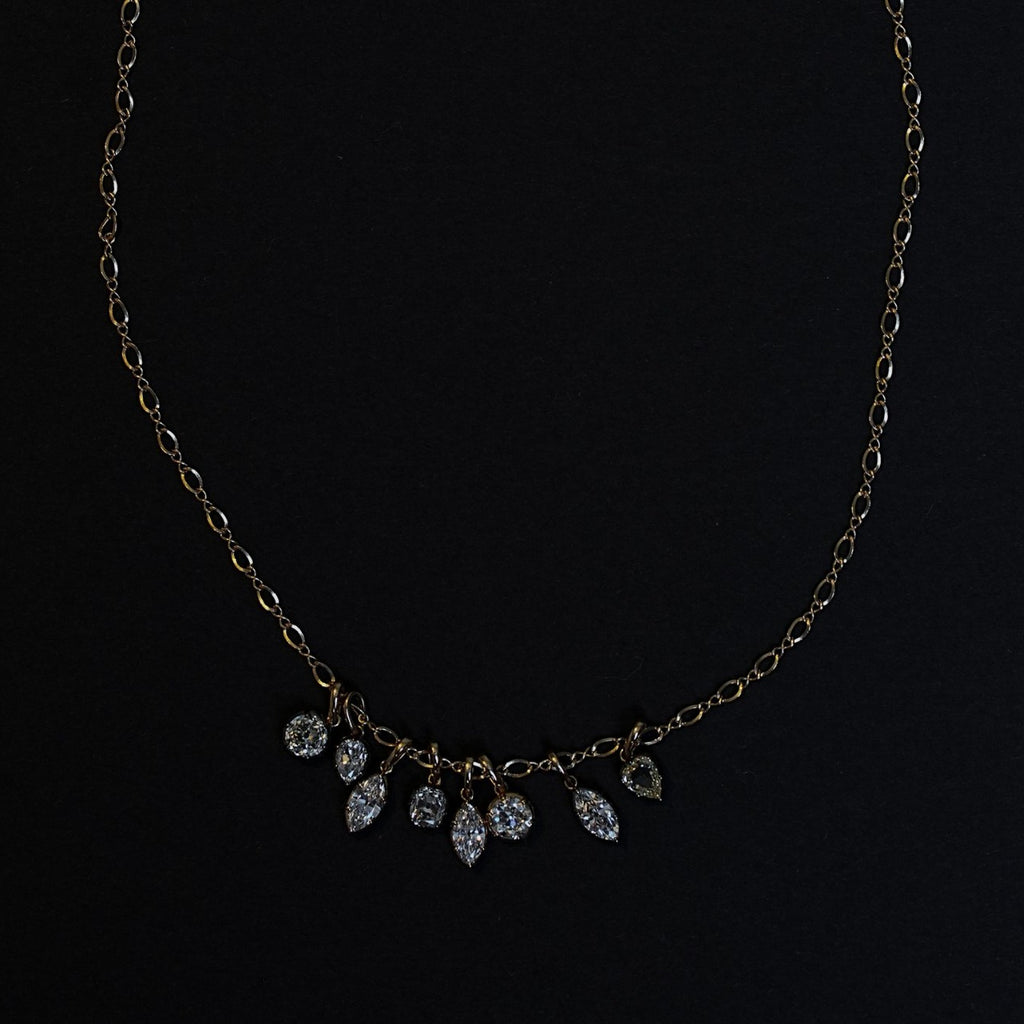 Diamond Seed Pendant — round