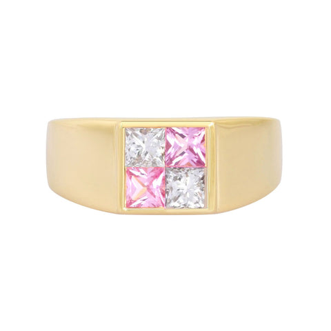 picture of diamond magic wand ring (yellow)