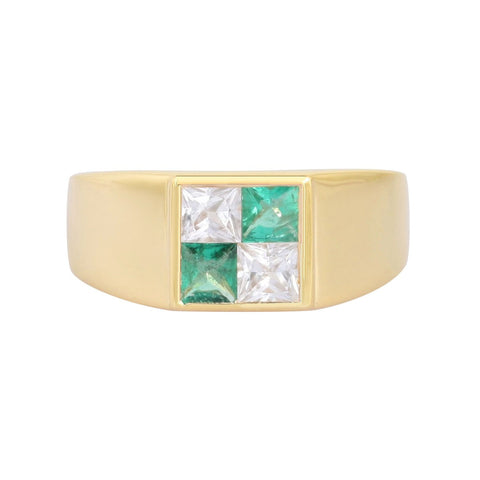 picture of earth sign ring (yellow)