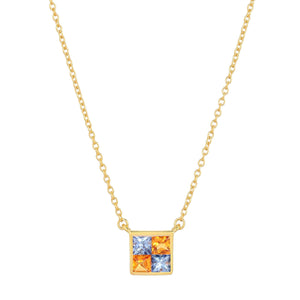 picture of frost and fire necklace (yellow)