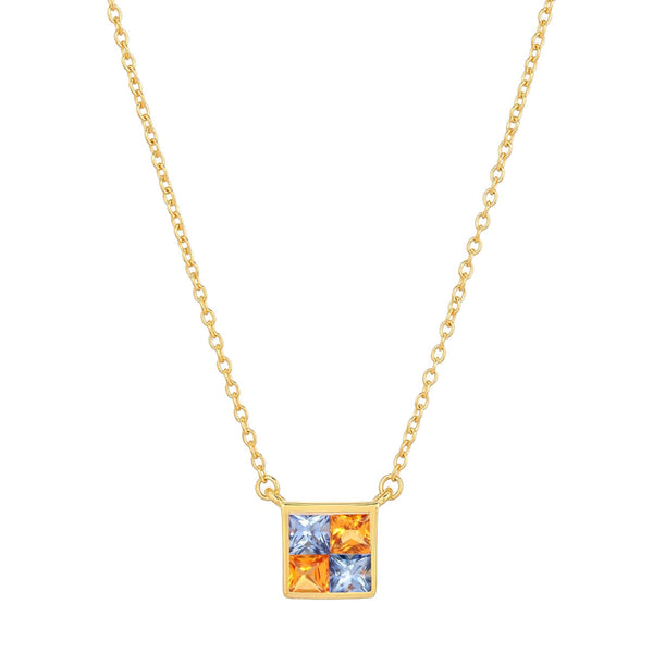 picture of frost and fire necklace (yellow)