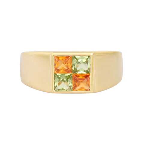 picture of better half ring (yellow)
