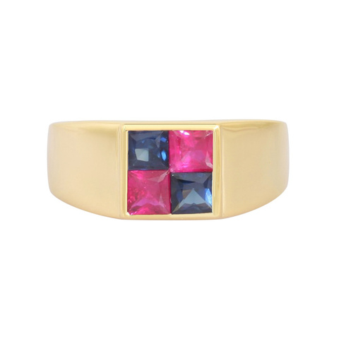 picture of new york ring (yellow)